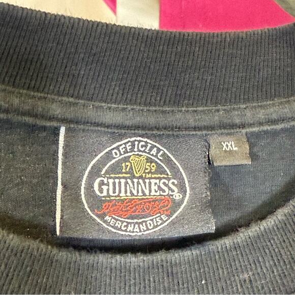 Guinness Black Crewneck Shirt. Size XXL. In excellent condition! - Picture 4 of 7